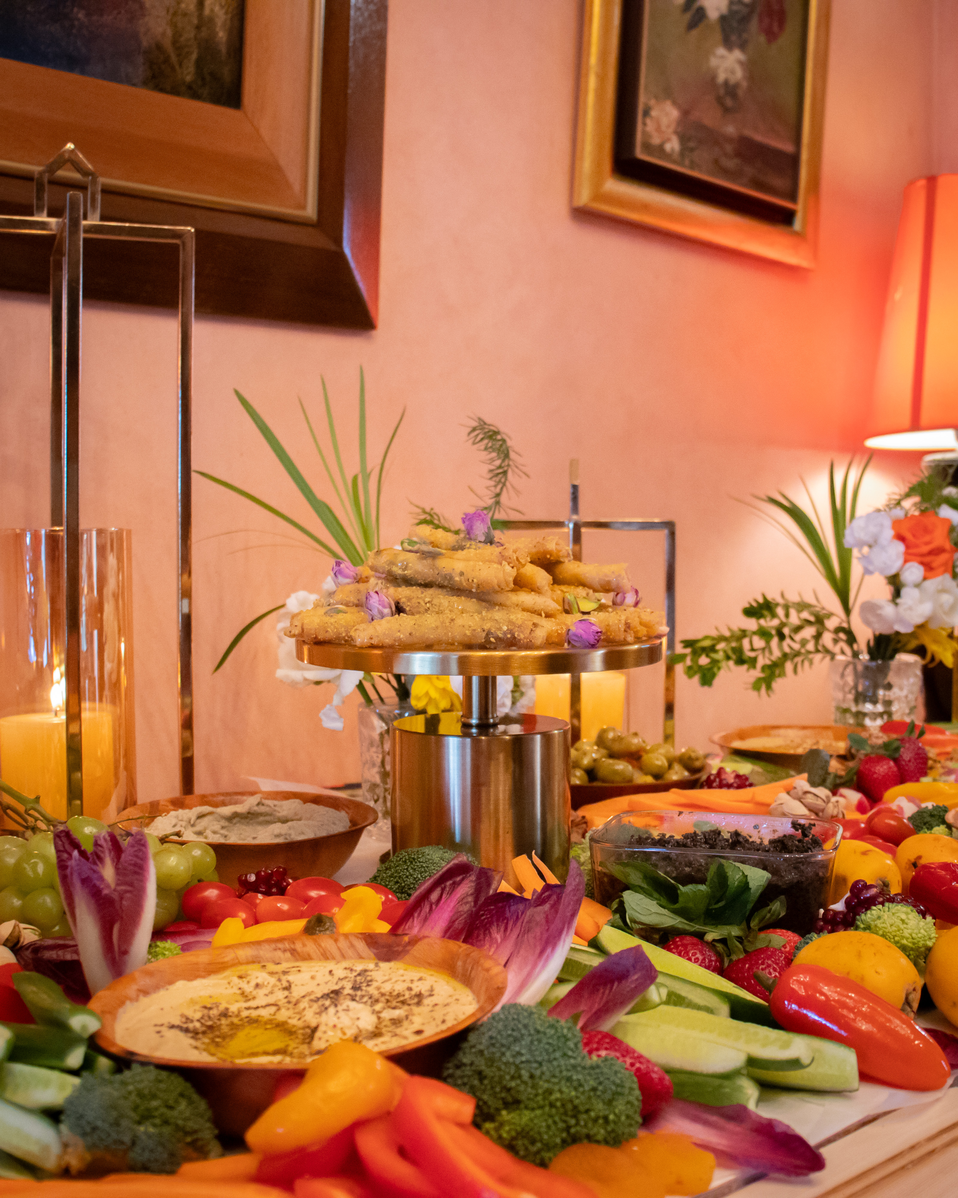 Luxury charcuterie display